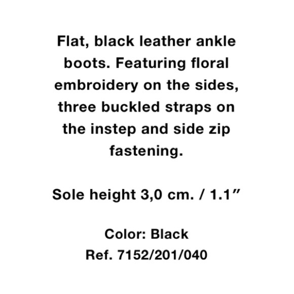 Zara Embroidered Floral Leather Boots - Picture 4 of 7